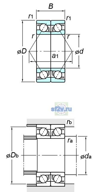 Фото подшипника 7200CDB