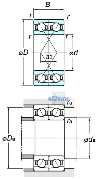 Фото подшипника 7200CDF FY