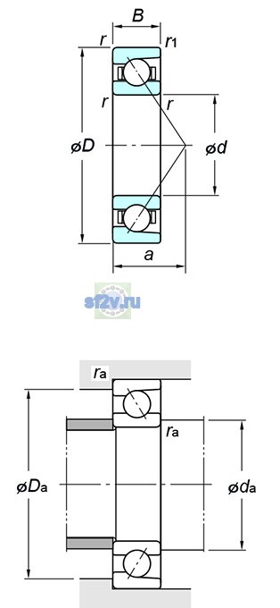 Фото подшипника 7205C FY