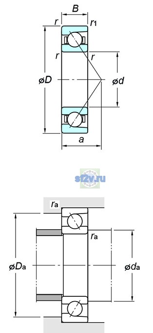 Фото подшипника 7207B FY