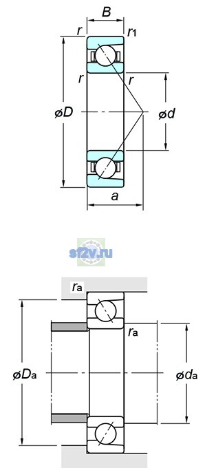 Фото подшипника 7209C FY