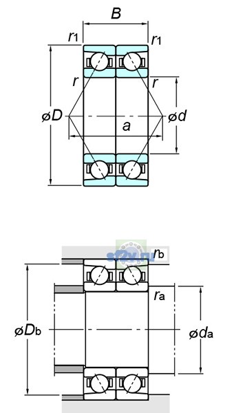 Фото подшипника 7210CDB FY