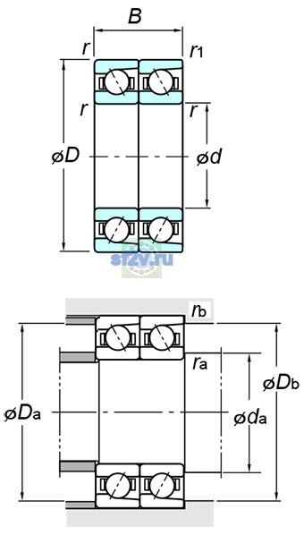 Фото подшипника 7211BDT FY
