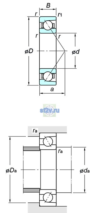 Фото подшипника 7211C FY