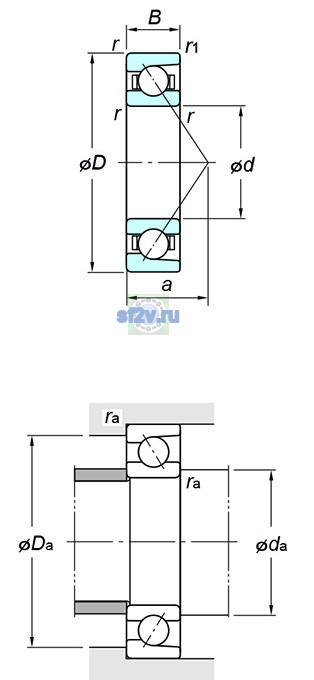 Фото подшипника 7212B FY
