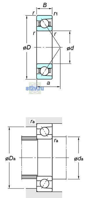 Фото подшипника 7213B FY
