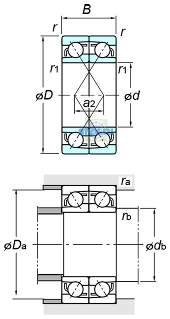 Фото подшипника 7213BDF