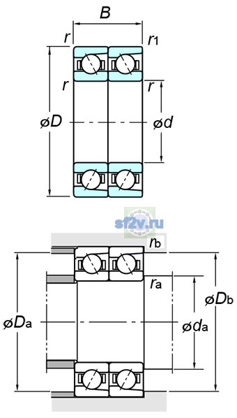 Фото подшипника 7213BDT FY