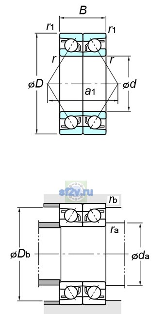 Фото подшипника 7213CDB