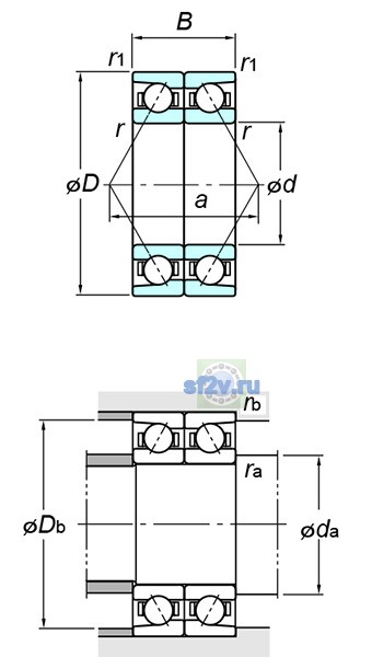 Фото подшипника 7213CDB FY