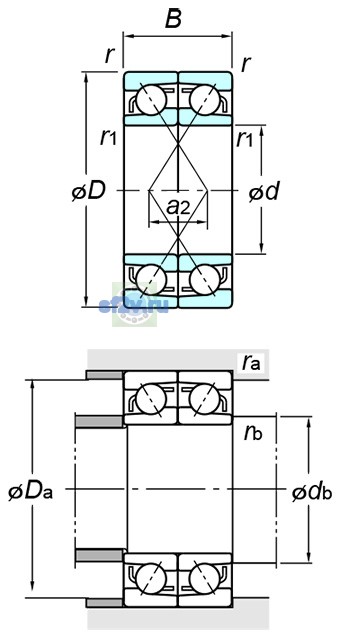 Фото подшипника 7213CDF