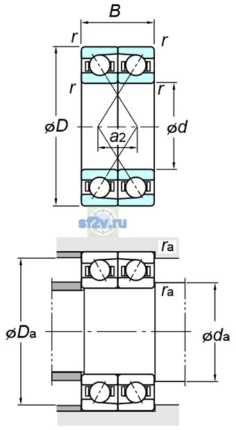 Фото подшипника 7214BDF FY