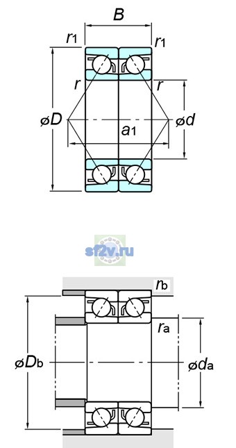 Фото подшипника 7214CDB