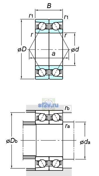 Фото подшипника 7214CDB FY