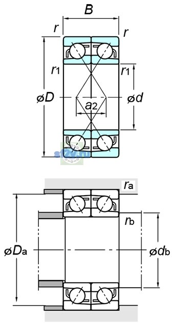 Фото подшипника 7214CDF