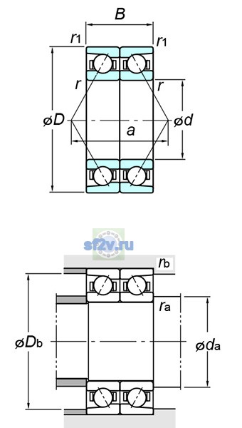 Фото подшипника 7215BDB FY