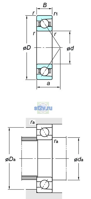 Фото подшипника 7215C FY