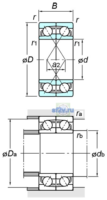 Фото подшипника 7217BDF