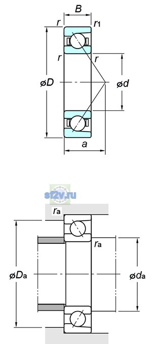Фото подшипника 7217C FY