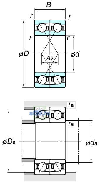 Фото подшипника 7218BDF FY