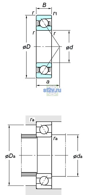 Фото подшипника 7218C FY