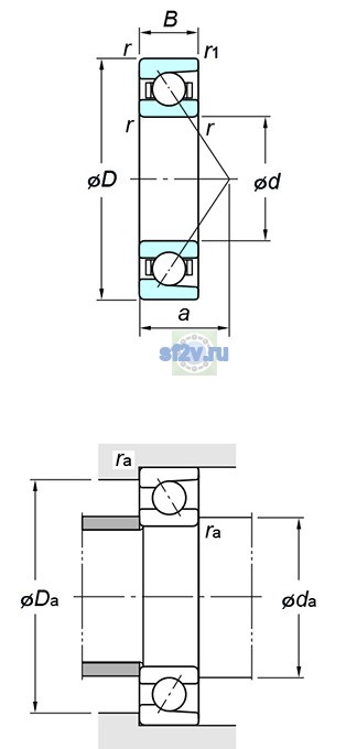 Фото подшипника 7219C FY