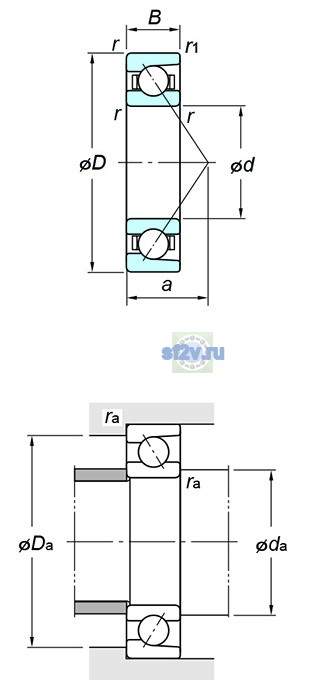Фото подшипника 7220B FY