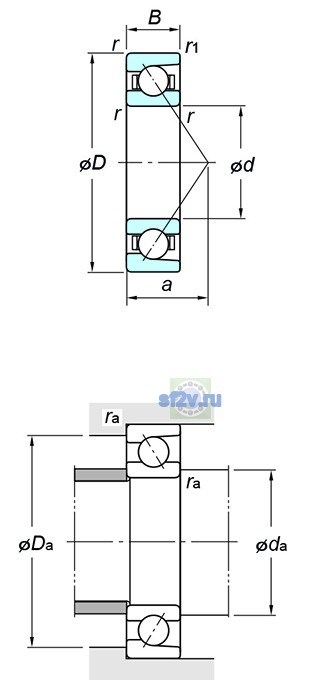 Фото подшипника 7221C FY