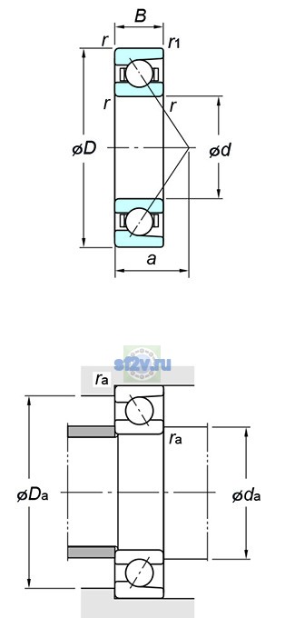 Фото подшипника 7222C FY