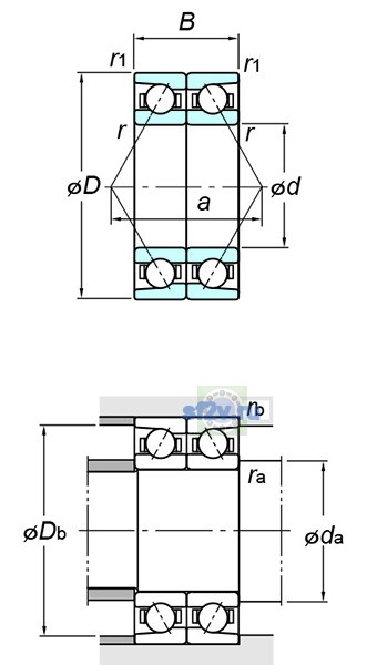 Фото подшипника 7224DB FY