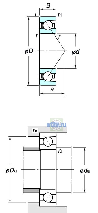 Фото подшипника 7226B FY