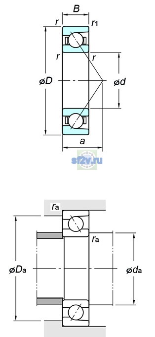 Фото подшипника 7228C FY