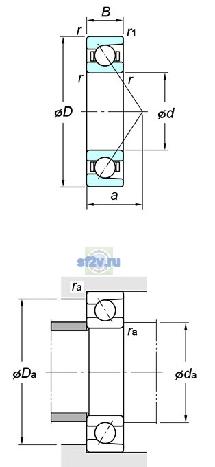 Фото подшипника 7232C FY