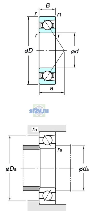 Фото подшипника 7236B FY