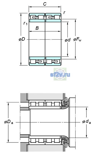 Фото подшипника 72FC50250