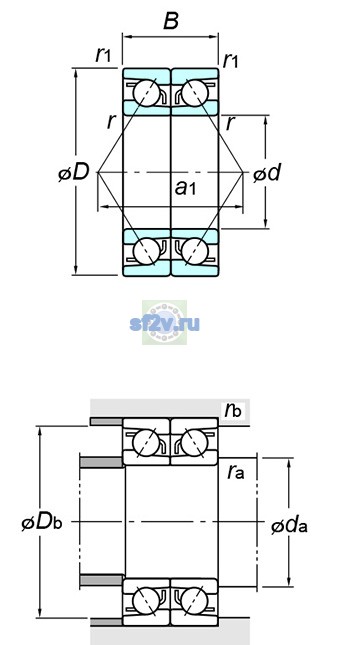 Фото подшипника 7304CDB
