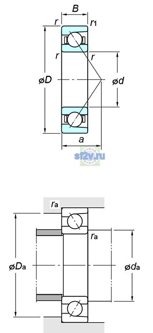 Фото подшипника 7305C FY