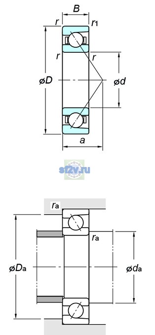 Фото подшипника 7306B FY