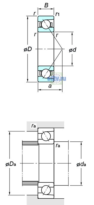 Фото подшипника 7310B FY