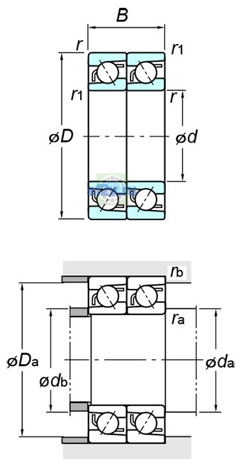 Фото подшипника 7310BDT