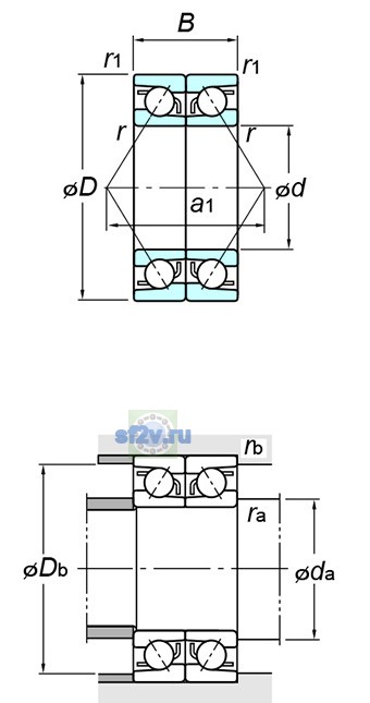 Фото подшипника 7310CDB