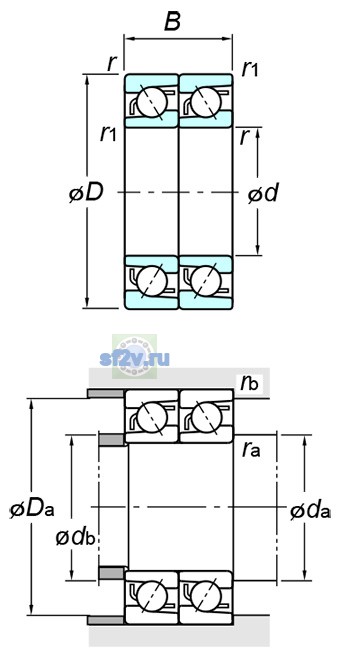 Фото подшипника 7313BDT