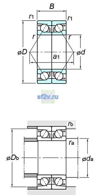 Фото подшипника 7313CDB