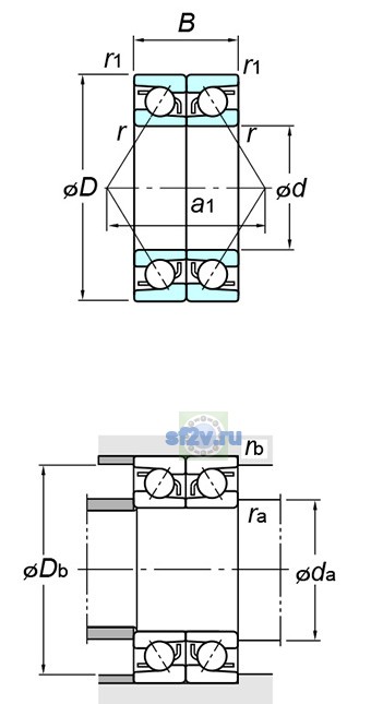 Фото подшипника 7314CDB