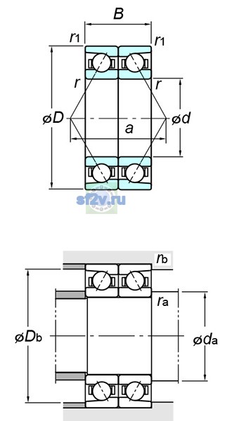 Фото подшипника 7314CDB FY