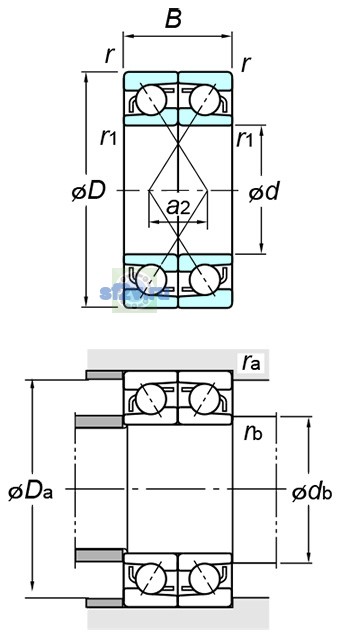 Фото подшипника 7315BDF