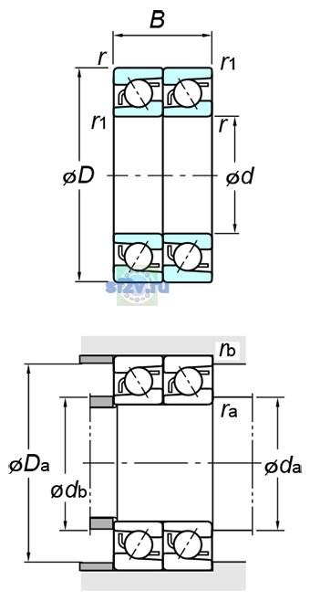 Фото подшипника 7315BDT
