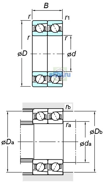 Фото подшипника 7315BDT FY
