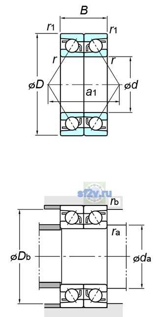 Фото подшипника 7317CDB