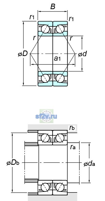 Фото подшипника 7318CDB